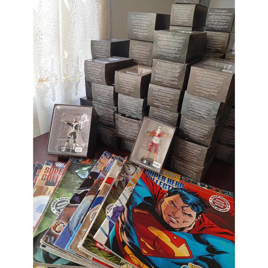 Coleção Super-Heróis DC Comics Eaglemoss - edições regulares e especiais Superman, Grood, Pistoleiro, Mutano, Etc.