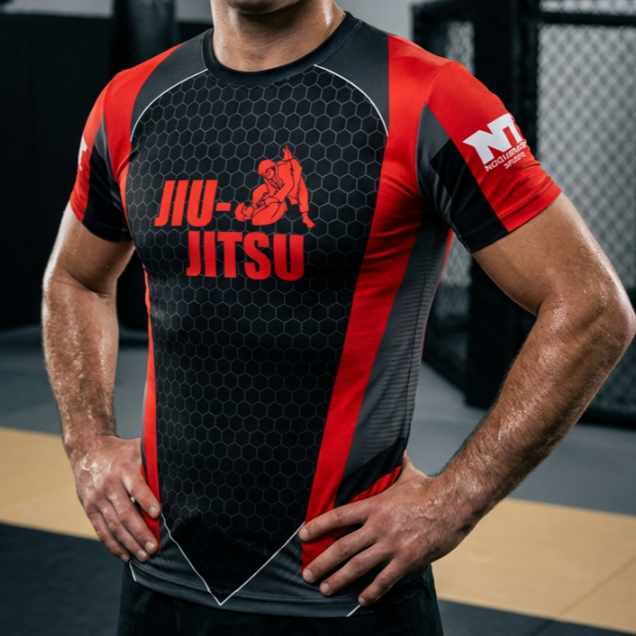 Camiseta Jiu-Jitsu Dry Fit BJJ Treino Academia – Leve, Confortável e de Secagem Rápida