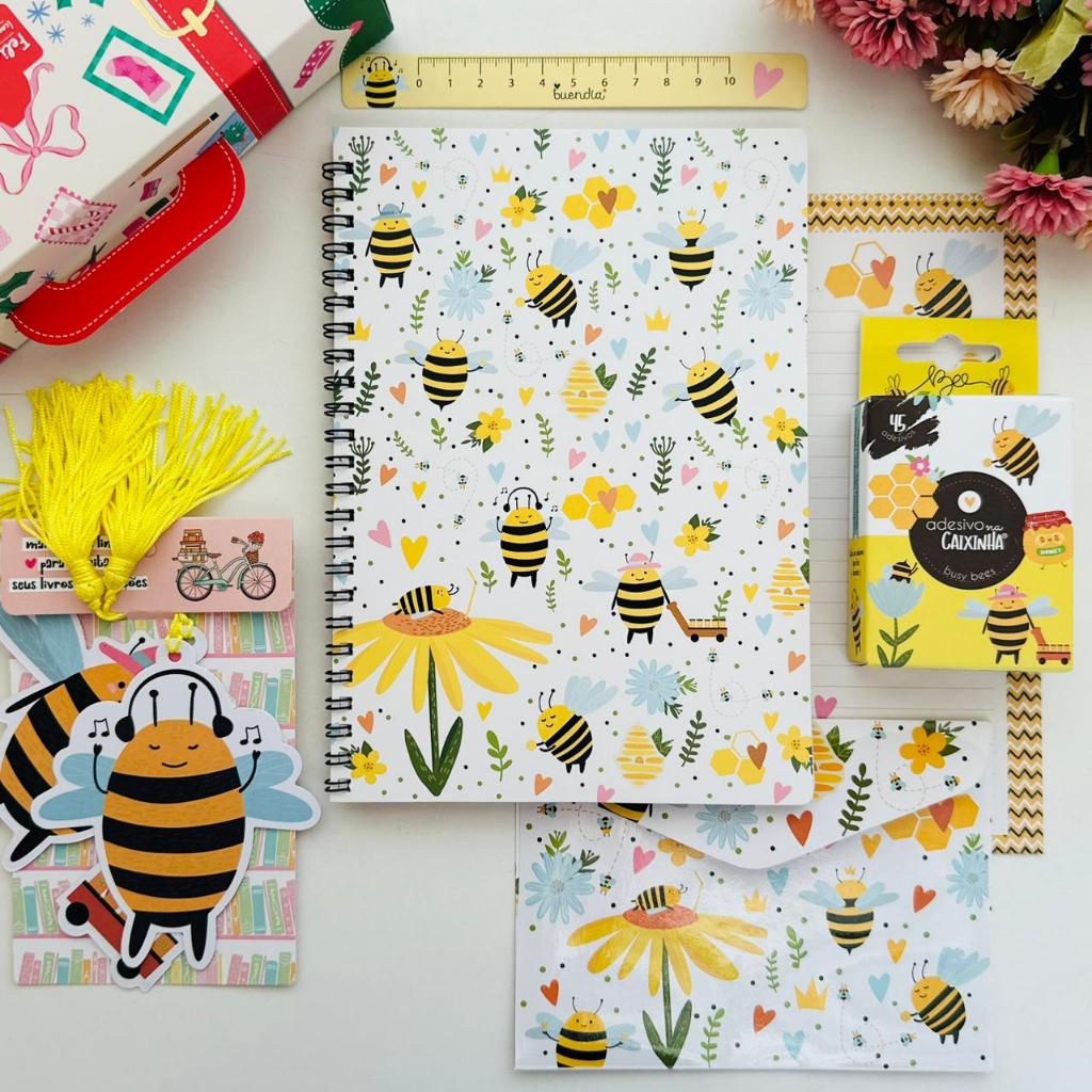 Kit de Papelaria | Papelaria Fofa Kawaii Caderno Presente Papelaria