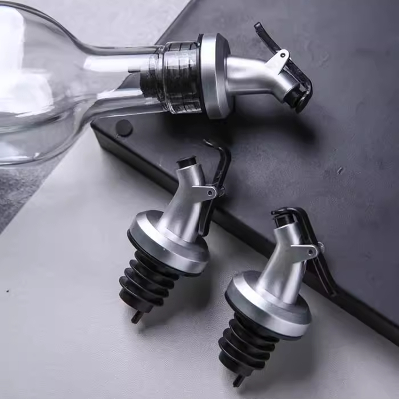 Bico dosador para óleo, tampas com abertura automática, funil para garrafas em Oferta na Shopee