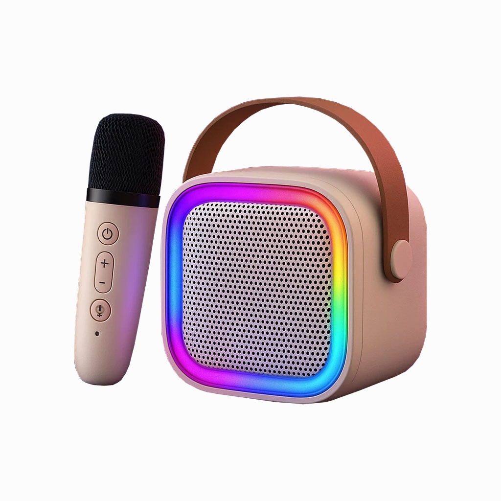 Karaoke Microfone sem fio Bluetooth Audio All-in-One Kit Conexão Mini Bluetooth Áudio Microfone P8