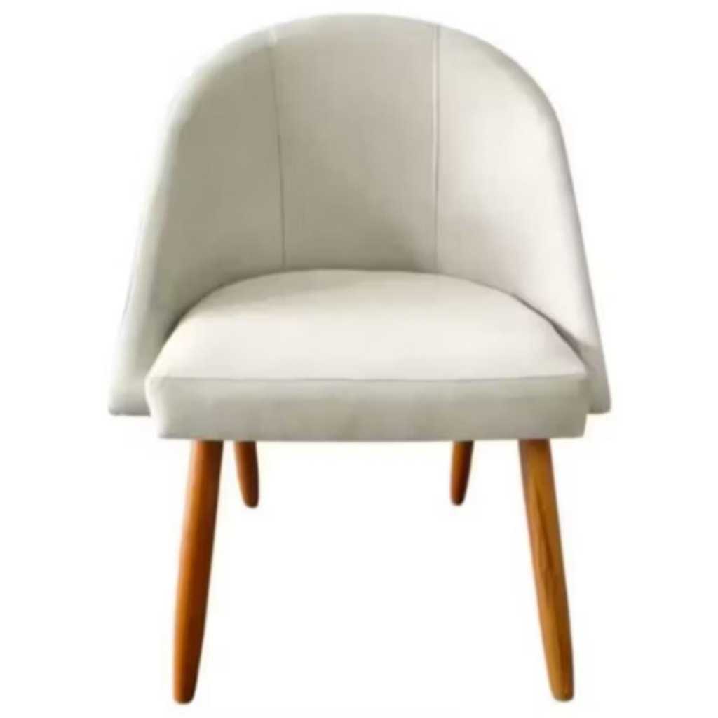 Cadeira Lua , Mesa, Penteadeira e Sala de Recepção Veludo/Courino Várias Cores.