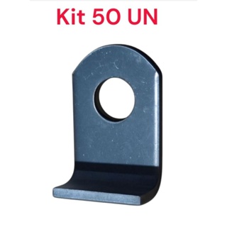 Porta cadeado Dobrado Kit 50 UN 34X20 mm # 2.65 mm furo 8 mm em Oferta na Shopee
