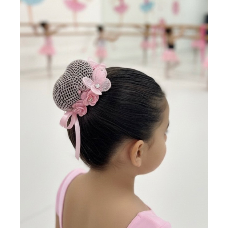 Porta Coque de Ballet para cabelo de bailarinas infantil balé em Oferta na Shopee