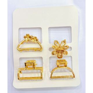 Kit 4 Peças mini piranha De Cabelo Em Metal.MODELO ALEATORIO em Oferta na Shopee