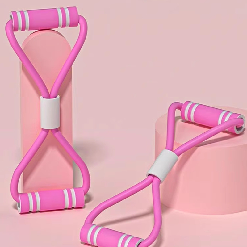 Elástico em forma de 8, treinador de costas/ombros, faixa de resistência para glúteos