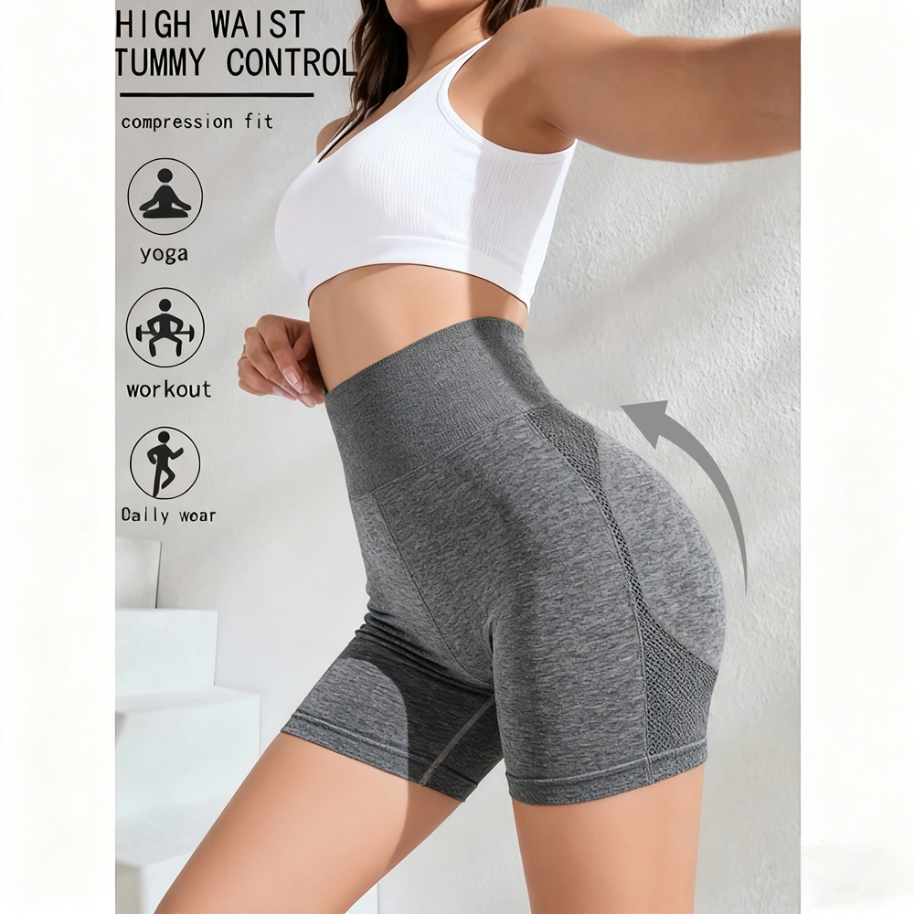 Jcolour Kit 2 Shorts Feminino Legging Meia Coxa Fitness Academia Empina o Bumbum Alta Modeladora em Oferta na Shopee