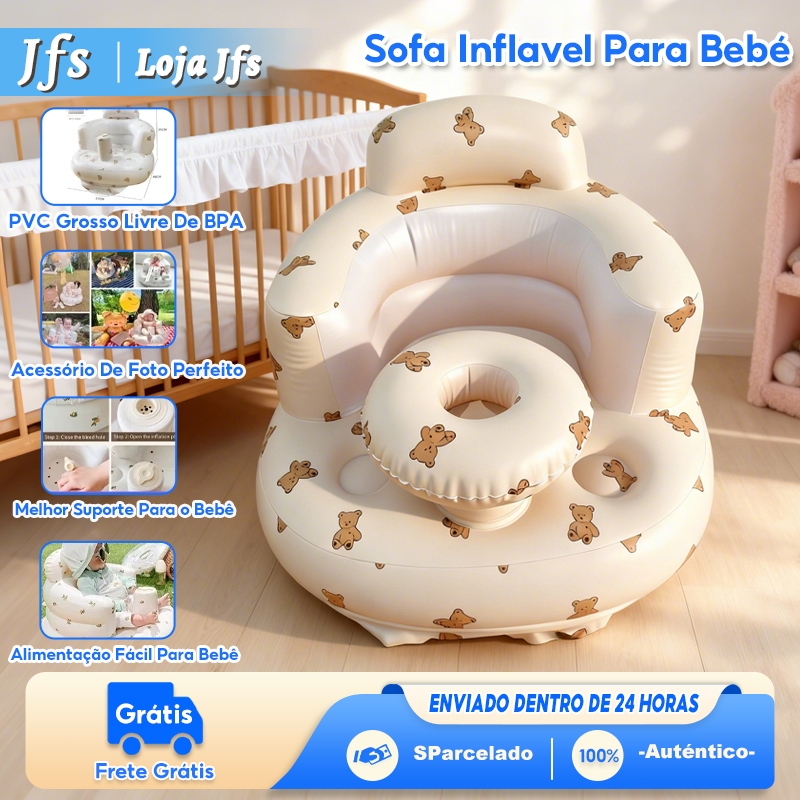 Sofá Inflável Cadeira De Bebê Alimentando Brinquedos De Banho Para Crianças Cadeira Alimentação Bebê em Oferta na Shopee