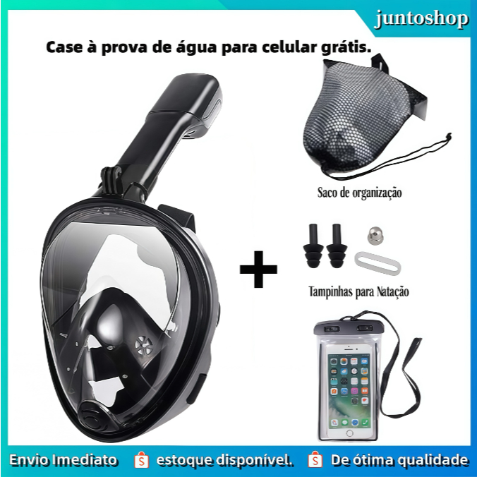 Máscara de Snorkel Full Face: Onde Comprar | BuscaProdutos