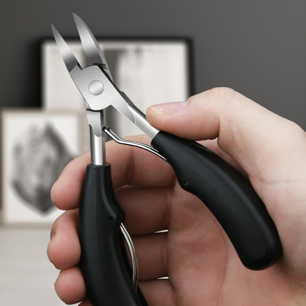 Alicate de cutícula inox, cortador de unhas de pé, tesoura de podologia em Oferta na Shopee