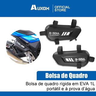 Bolsa lateral para moto 1L EVA rígida impermeável universal para todos os modelos tipo alforge tanque