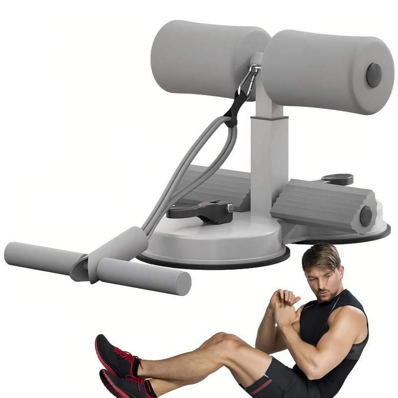 Equipamento auxiliar de abdominais fitness unissex ventosa muscular abdominal dispositivo de pé fixo -V2 em Oferta na Shopee
