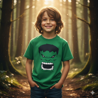 Camiseta  algodao Infantil Juvenil Incrivel Hulk Algodao Promocao em Oferta na Shopee