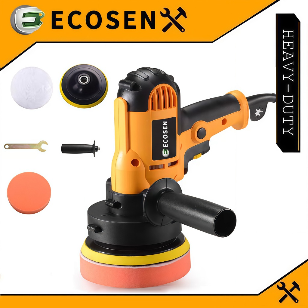 Politriz Polidor Lixadeira Angular   Mão Multifunções 6 Velocidades Completa - Polidor 800W