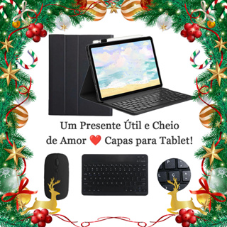 Capa Para Tablet Xiaomi Redmi Pad Se (11") / Redmi Pad 2 Com Teclado Bluetooth Abnt2 (Com Tecla "Ç") E Mouse Sem Fio em Oferta na Shopee