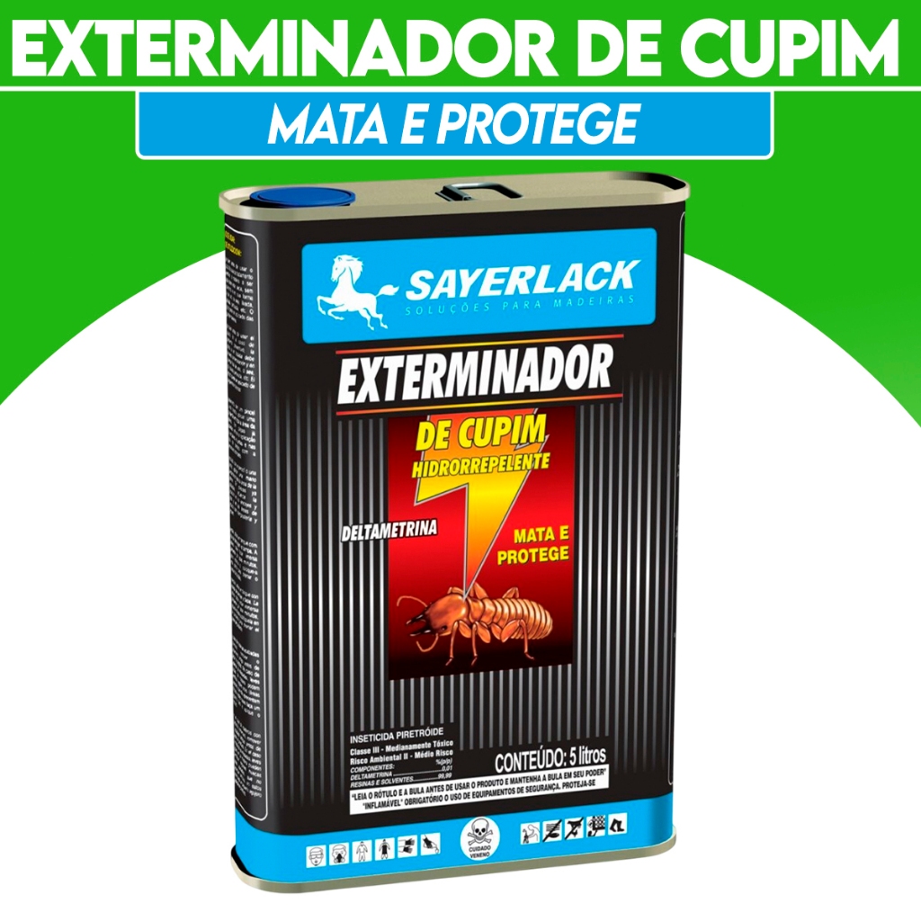 Exterminador  Anti-Cupim Madeira 5L Sayerlack em Oferta na Shopee
