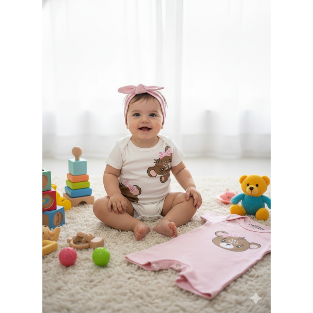 Kit Macacão Bebê Menino Suedine Trio de Ursinhos em Oferta na Shopee