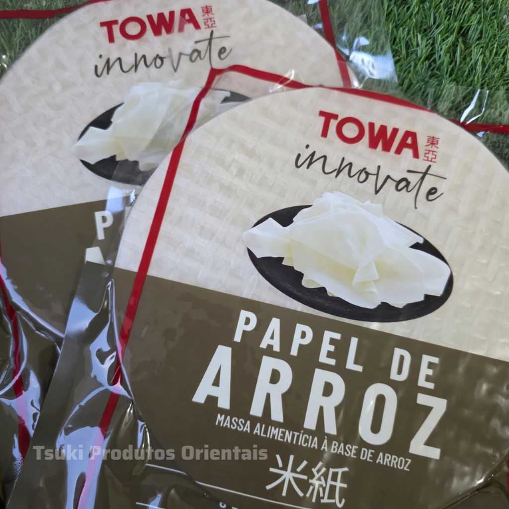 PAPEL DE ARROZ TOWA 340G 2 - 3 UNIDADES | SPRING ROOLS ROLINHO PRIMAVERA | ROLINHO TAILANDÊS VIETNAMITA