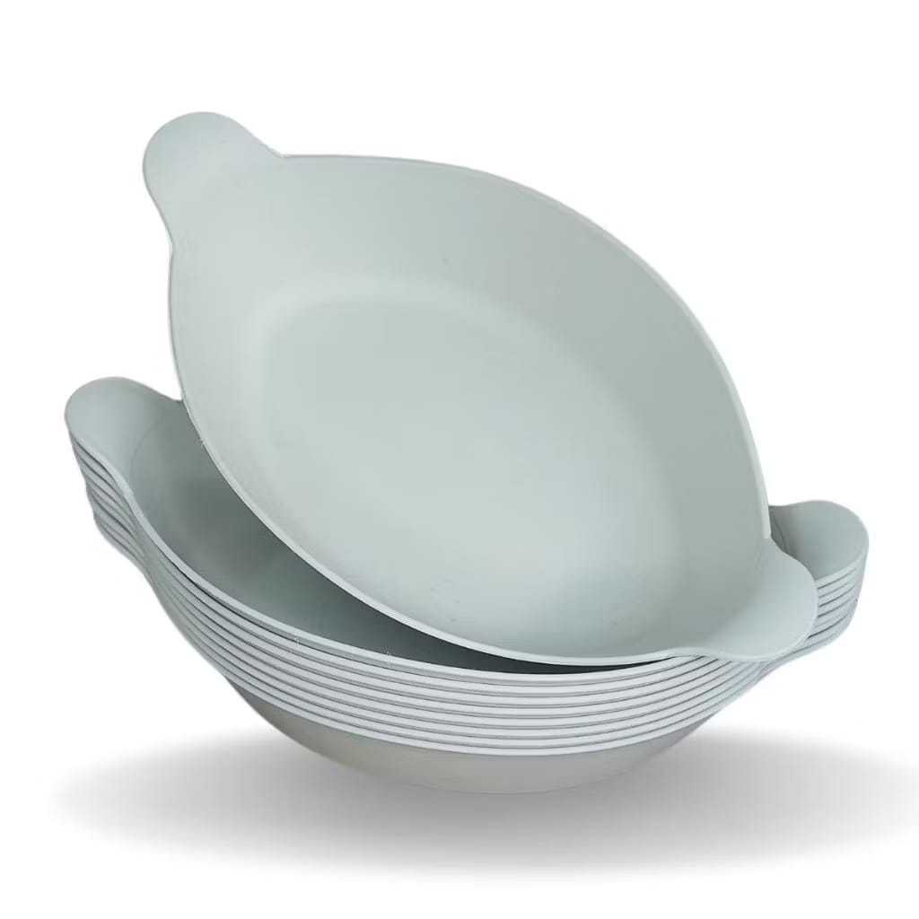 Petisqueira Barquinha Canoa Branca; Kit 3,5,10,15 ou 20 Canoas(Plástico). Petisco/Porções/Salada.