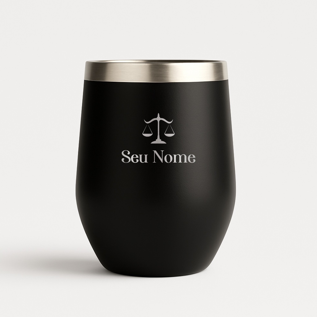 Cuia Térmica - 350ml Premium - Seu Estilo, Seu Nome, Sua Gravação a Laser.