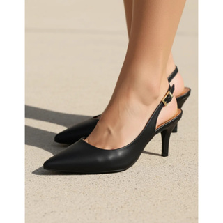 Scarpin Vizzano SlingBack Salto Médio Fino Feminino 1185.700 em Oferta na Shopee