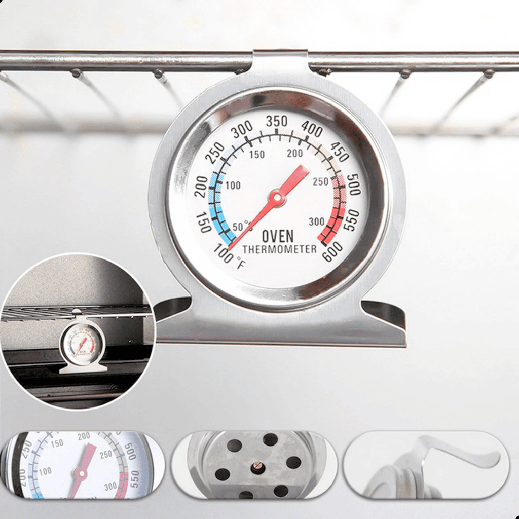 Termômetro Culinário analogico Para Fornos a Lenha eletrico E Churrasqueiras até 300ºC