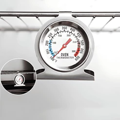 Medidor de temperatura para fornos em aço inoxídavel termometro analógico forno 300°