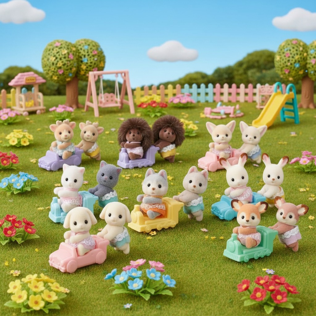 Sylvanian Families Conjunto Gêmeos  Epoch em Oferta na Shopee