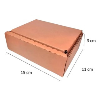 Kit 50 Caixas de papelão 15x11x3 cm Sedex, Mini Envios, Correios, Ecommerce Pequena - Corte e Vinco em Oferta na Shopee