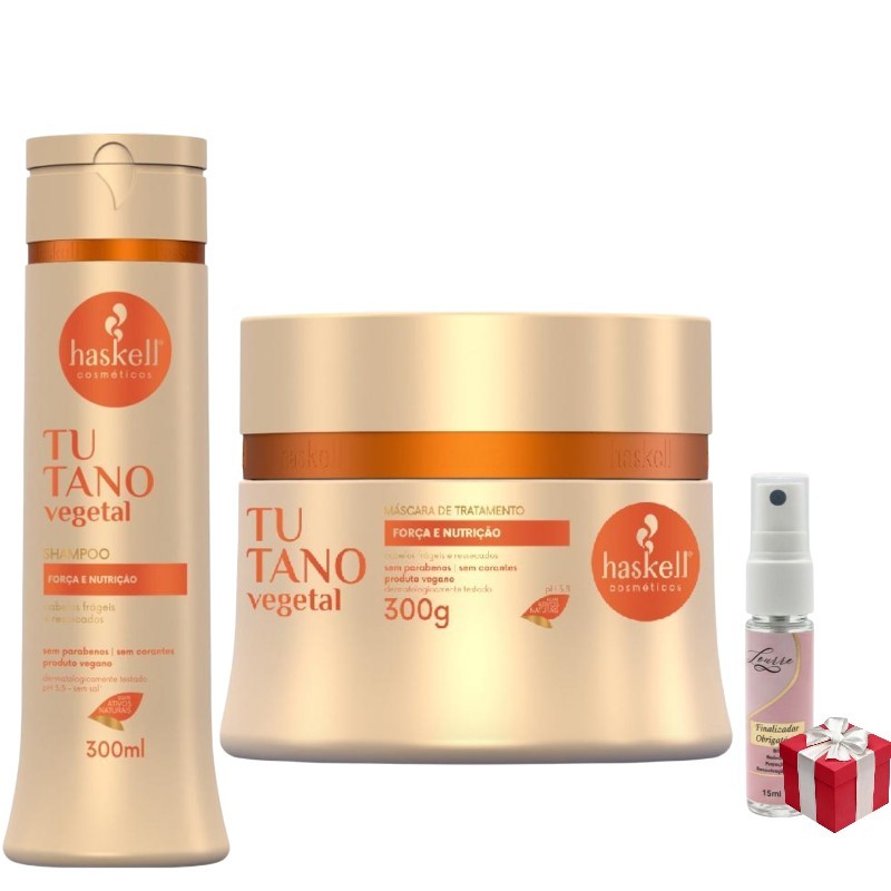 Kit Haskell Tutano Shampoo 300ML  + 1 Mascara  300ML