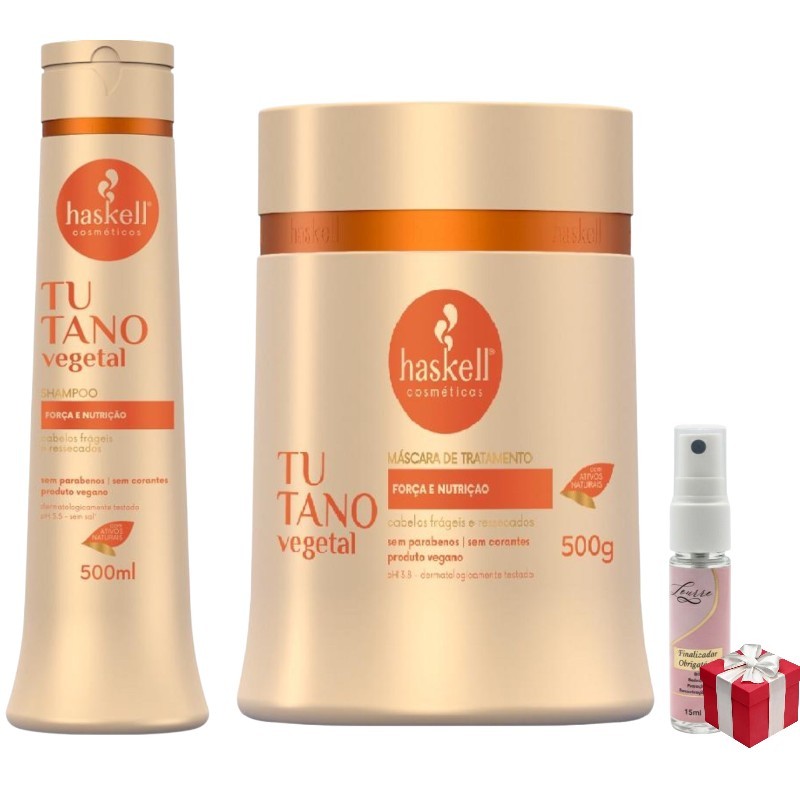 Kit Haskell Tutano Shampoo 500ML  + 1 Mascara  500ML