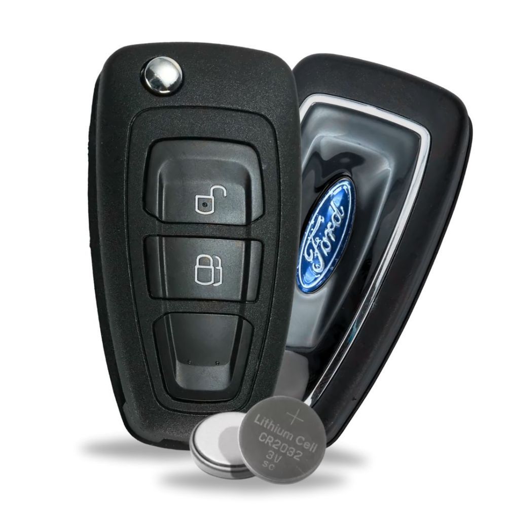 Chave Canivete Oco Fiesta Focus Ka New Eco Sport Com Bateria em Oferta na Shopee