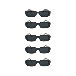 KIT 5 ÓCULOS RETRÔ FESTA FORMATURA CASAMENTO EVENTO COR PRETO em Oferta na Shopee