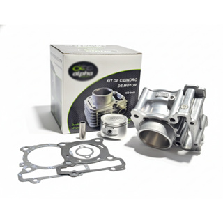 KIT CILINDRO PISTAO ANEIS ALPHA  YAMAHA NMAX 160 2016 A 2022 em Oferta na Shopee