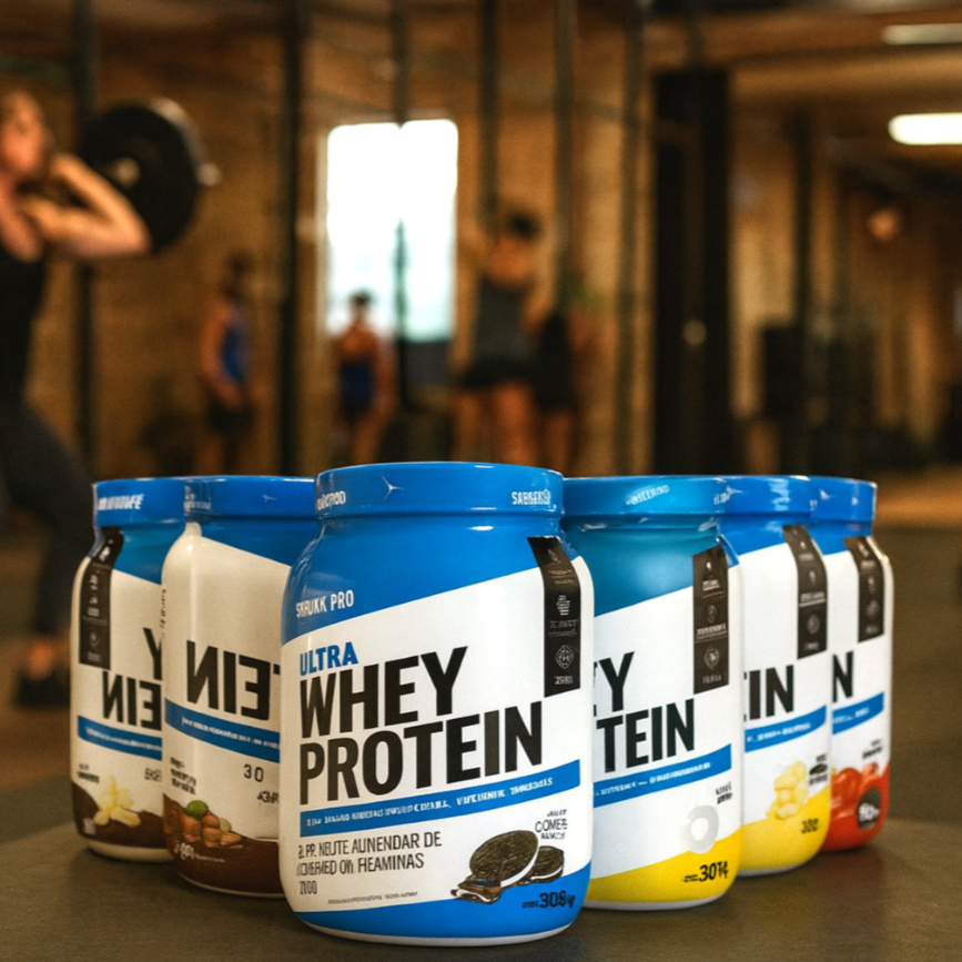 SharkPro Ultra Whey Protein 907g - Sabores em Oferta na Shopee