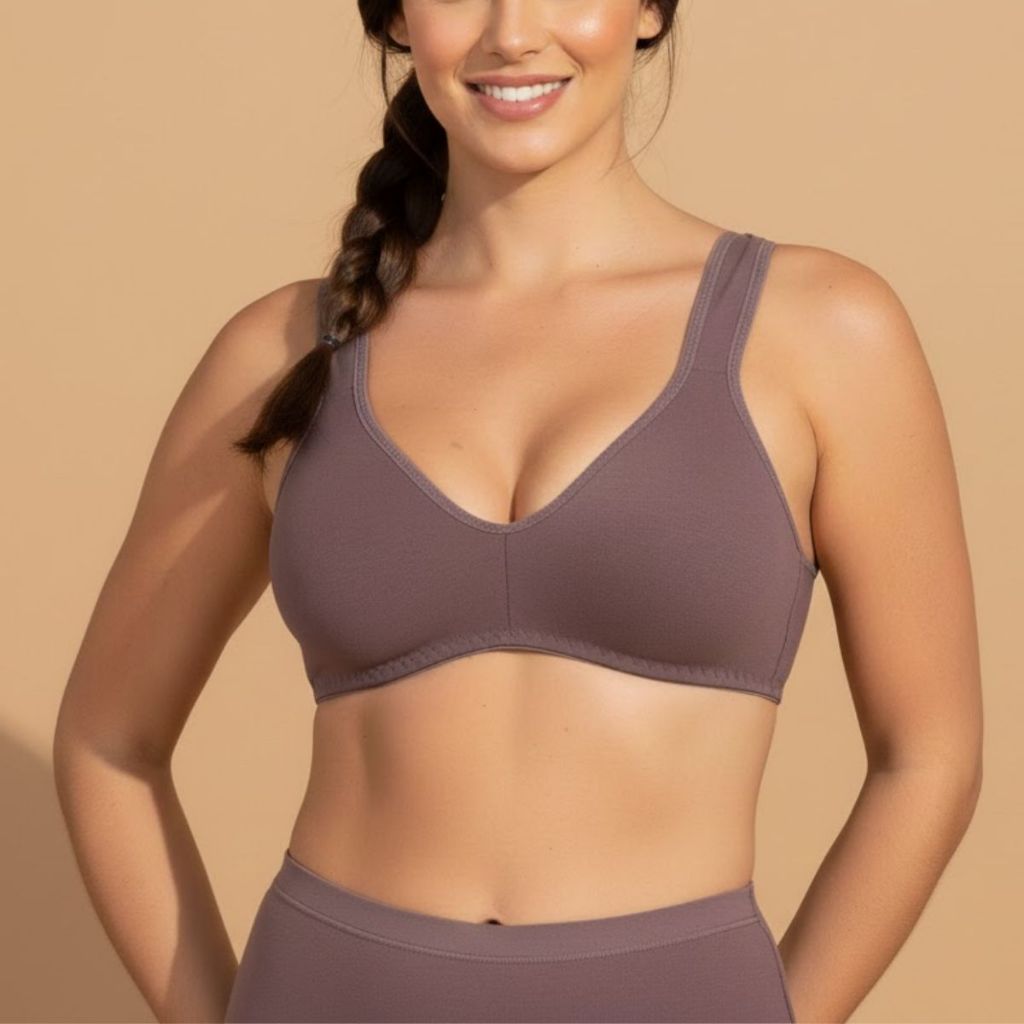 Sutiã Tradicional sem Bojo Modal Duloren em Oferta na Shopee