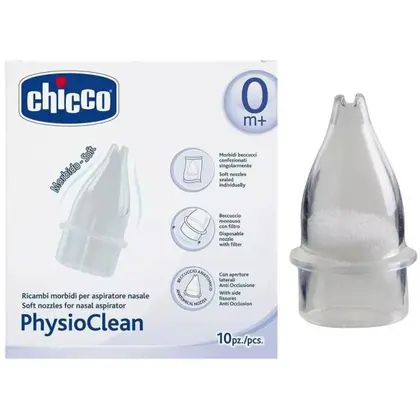 Refil para aspirador nasal chicco physioclean 10 unidades