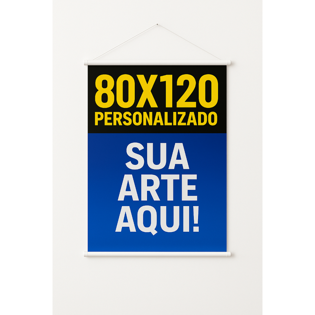 Banner Personalizado Sua Arte Logo Foto Prova D´Água 120x80cm em Oferta na Shopee