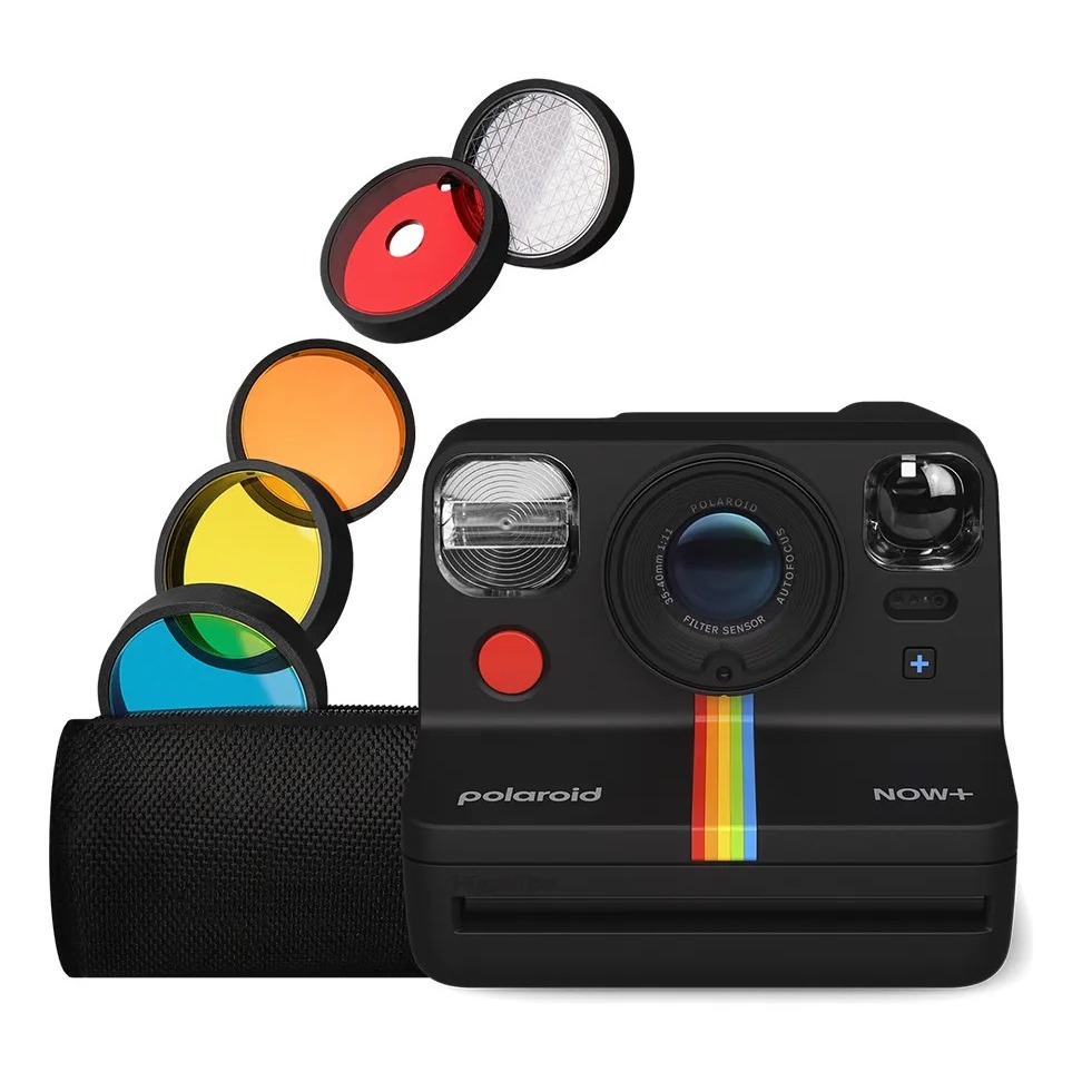 Câmera Instantânea Polaroid Now+ 2ª Geração Bluetooth Sustentável Com 5 Filtros De Lente