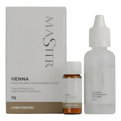 Henna Loiro Escuro Master 3g Profissional Sobrancelhas