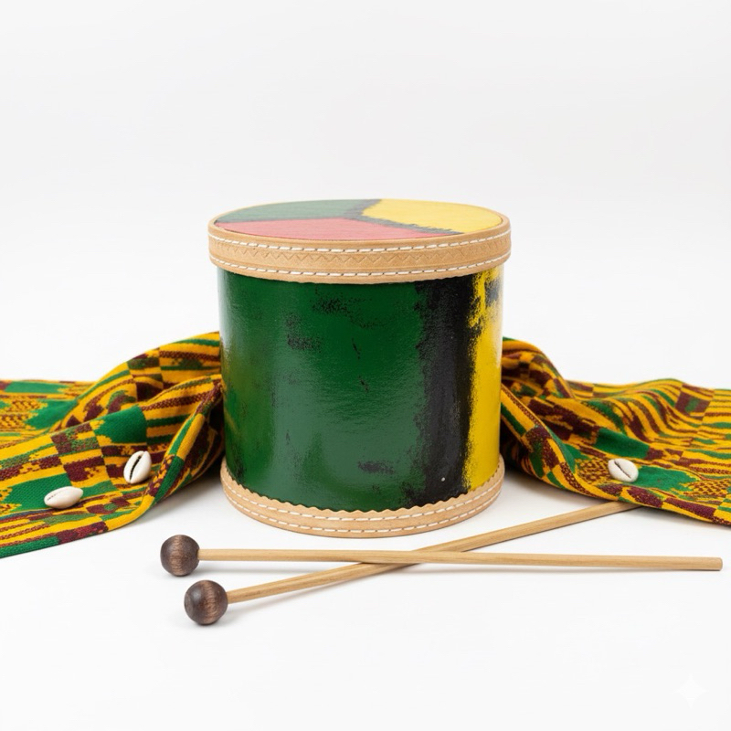 Tambor de PVC 6 polegadas olodum percussão música