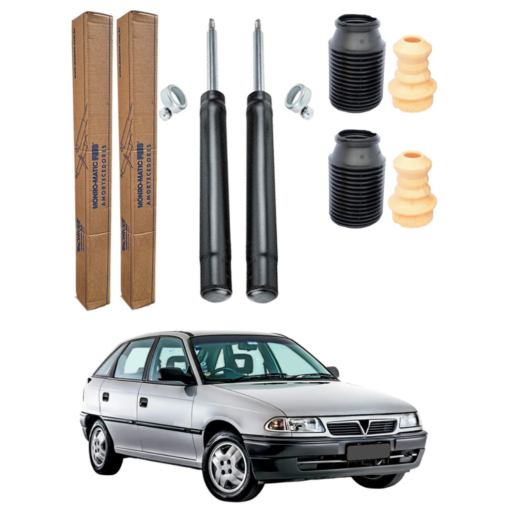 PAR AMORTECEDOR DIANTEIRO ASTRA HATCH 1994 A 1996 MONROE + KIT