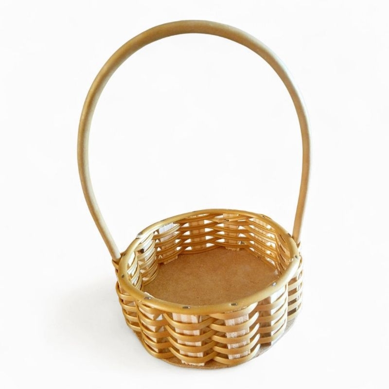 kit 10 cestas,Fraldeira sintética,Redonda,18cm em Oferta na Shopee