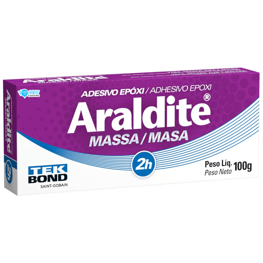 Cola Adesivo Araldite Massa Epóxi 100g 2 Horas Original TekBond