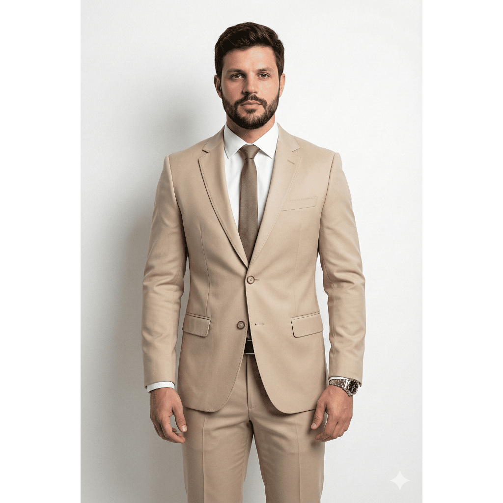 Terno Slim Poliviscose Premium | Linha Cores Nobres