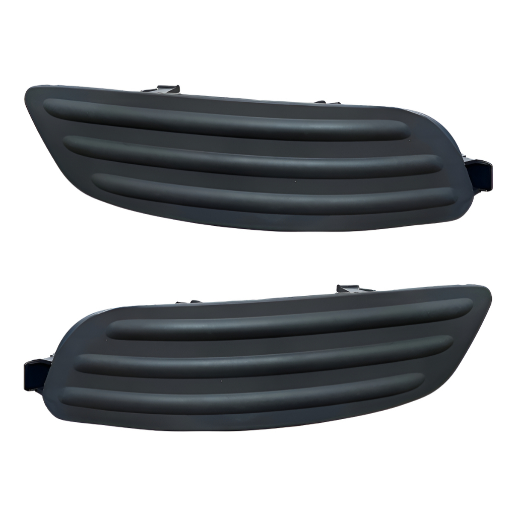 Par Moldura Farol Milha Corolla Altis 2004 A 2007 S/ Furo Preto Ambos Lados