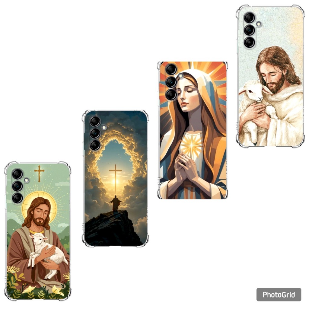 Capa Capinha Samsung A05, A05S, A15, A25 4G, A35, A55 Case TPU, Jesus Samsung