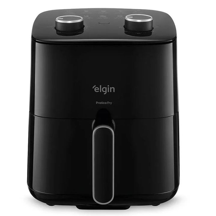 Fritadeira Elétrica sem Óleo Air Fryer Prática Fry 3,7L Elgin 1400W Grelha Removível Antiaderente em Oferta na Shopee
