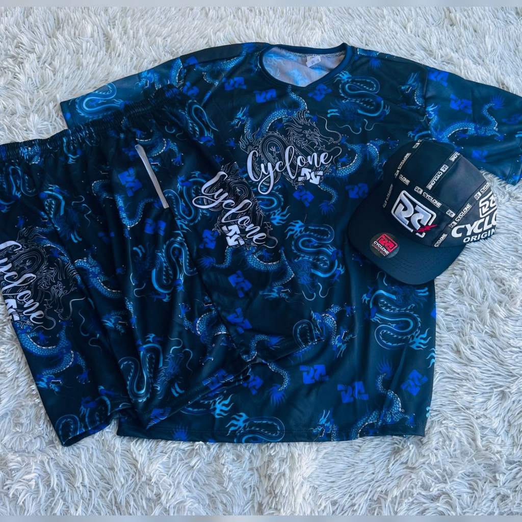 Bermuda Cyclone  e Camiseta  Cyclone + Boné