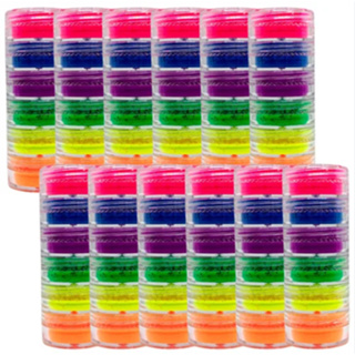 Torre 6 Cores Pó Acrílico Neon Decoração Nail Art Manicure e maquiagem colorida em Oferta na Shopee